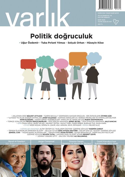 Varlık Edebiyat ve Kültür Dergisi Ekim 2025