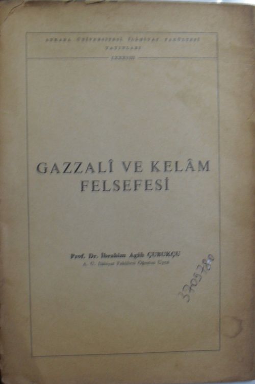 Gazzali ve Kelam Felsefesi / 39-B-4