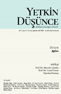 Yetkin Düşünce Sayı: 31