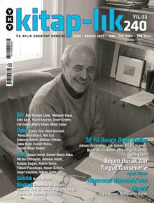 Kitap–lık 240 / Ekim-Aralık 2025