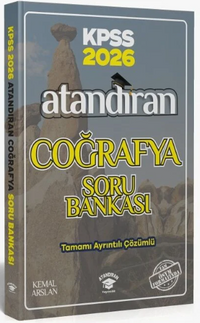 2026 KPSS Atandıran Coğrafya Soru Bankası Çözümlü