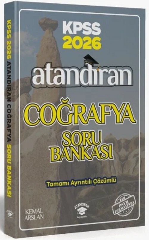 2026 KPSS Atandıran Coğrafya Soru Bankası Çözümlü