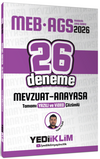 2026 MEB AGS Mevzuat Anayasa Tamamı Yazılı ve Video &Ccedil;&ouml;z&uuml;ml&uuml; 26 Deneme