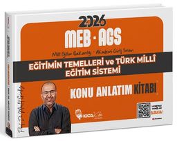 2026 MEB-AGS Eğitimin Temelleri ve Türk Milli Eğitim Sistemi Konu Anlatım Kitabı