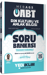 2026 MEB AGS ÖABT Din Kültürü ve Ahlak Bilgisi Tamamı çözümlü Soru Bankası