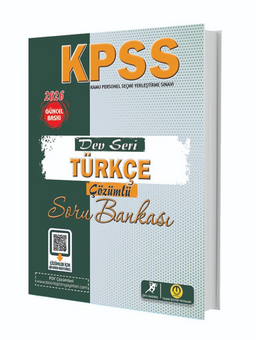 2026 KPSS Dev Seri Türkçe Çözümlü Soru Bankası