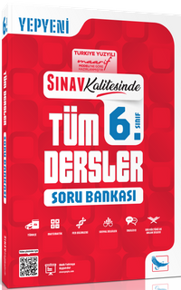 Sınav Kalitesinde 6. Sınıf Tüm Dersler Soru Bankası
