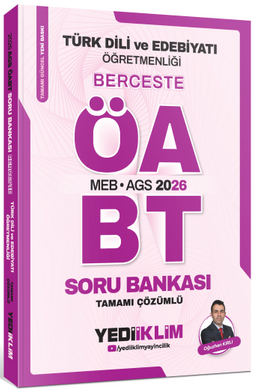 2026 MEB AGS ÖABT Türk Dili Ve Edebiyatı Öğretmenliği Berceste Tamamı Çözümlü Soru Bankası