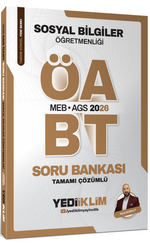 2026 MEB AGS ÖABT Sosyal Bilgiler Öğretmenliği Tamamı Çözümlü Soru Bankası