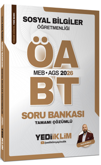 2026 MEB AGS ÖABT Sosyal Bilgiler Öğretmenliği Tamamı Çözümlü Soru Bankası