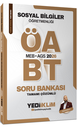 2026 MEB AGS ÖABT Sosyal Bilgiler Öğretmenliği Tamamı Çözümlü Soru Bankası