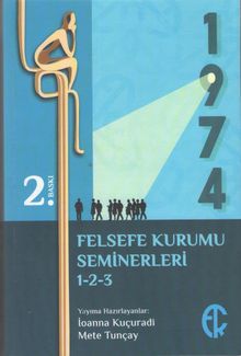 Türkiye Felsefe Kurumu Seminerleri 1-2-3
