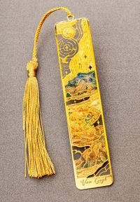 Metal Kitap Ayracı - Van Gogh - Buğday Tarlası (MA13)