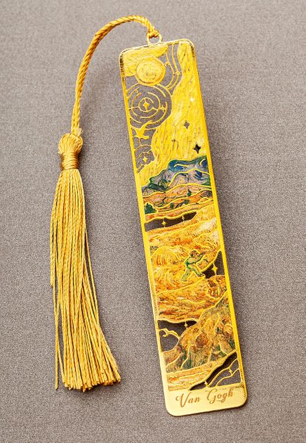 Metal Kitap Ayracı - Van Gogh - Buğday Tarlası (MA13)