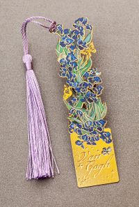 Metal Kitap Ayracı - Van Gogh - İris (MA04)