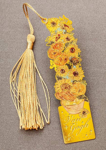 Metal Kitap Ayracı - Van Gogh - Ayçicekleri (MA01)