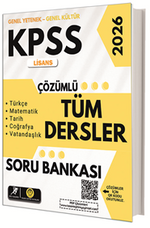 KPSS Lisans Tüm Dersler Çözümlü Soru Bankası