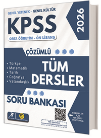 2026 KPSS Orta Öğretim / Ön Lisans Soru Bankası