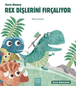 Yavru Dinozor Rex Dişlerini Fırçalıyor
