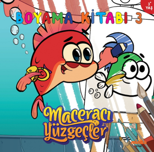Maceracı Yüzgeçler Boyama Kitabı 3
