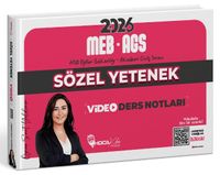 2026 MEB-AGS Sözel Yetenek Video Ders Notları
