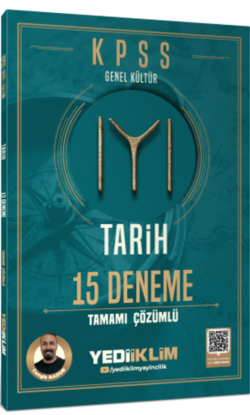 2026 KPSS Genel Kültür Tarih 15 Deneme Tamamı Çözümlü