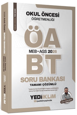 2026  MEB AGS ÖABT Okul Öncesi Öğretmenliği Soru Bankası Tamamı Çözümlü