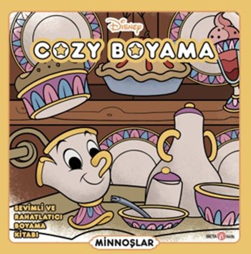 Disney Cozy Boyama, Sevimli ve Rahatlatıcı Boyama Kitabı - Minnoşlar