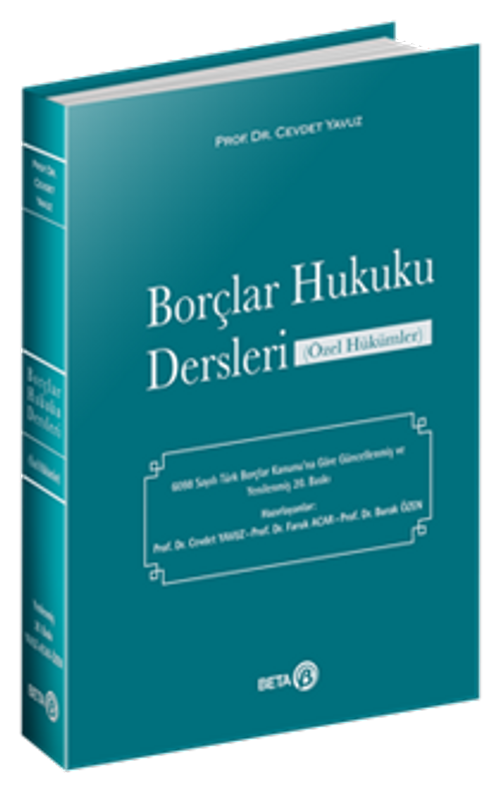 Borçlar Hukuku Dersleri (Özel Hükümler)