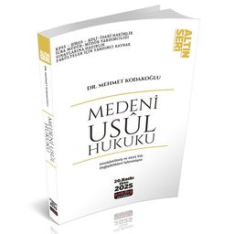 Medeni Usul Hukuku Konu Anlatımı