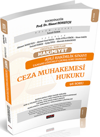 Orijinal Sorular Hakimiyet Adli Hakimlik Sınavı Ceza Muhakemesi Hukuku Çıkmış Soru Bankası