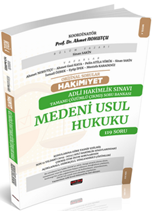 Orijinal Sorular Hakimiyet Adli Hakimlik Sınavı Medeni Usul Hukuku Çıkmış Soru Bankası