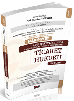 Orijinal Sorular Hakimiyet Adli Hakimlik Sınavı Ticaret Hukuku Çıkmış Soru Bankası