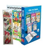 Oku, Boya ve Oynat : Hacivat ile Karagöz Seti (5 Kitap + Kukla Hediye) 5-9 Yaş