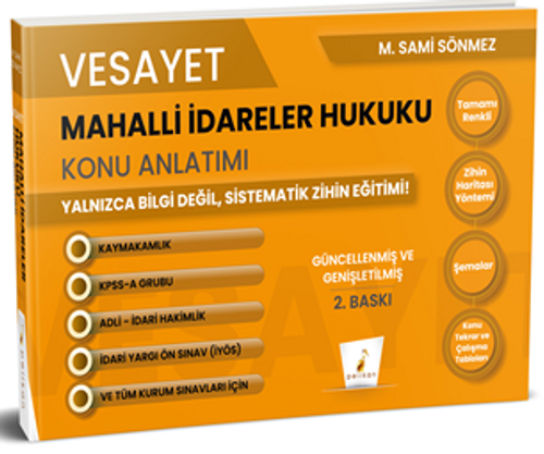 Vesayet Mahalli İdareler Hukuku Konu Anlatımı