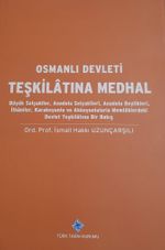 Osmanlı Devleti Teşkilatına Medhal