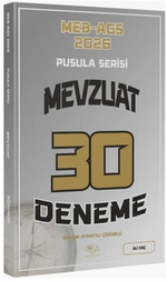 2026 MEB-AGS Mevzuat 30 Deneme Çözümlü Pusula Serisi 