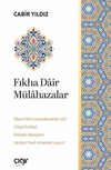 Fıkha Dair M&uuml;lahazalar