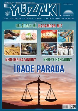 Yüzakı Aylık Edebiyat, Kültür, Sanat, Tarih ve Toplum Dergisi Sayı:249 Kasım 2025