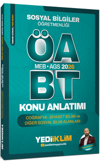 2026 MEB AGS ÖABT Sosyal Bilgiler Öğretmenliği Coğrafya Siyaset Bilimi ve Diğer Sosyal Bilim Alanları Konu Anlatımı