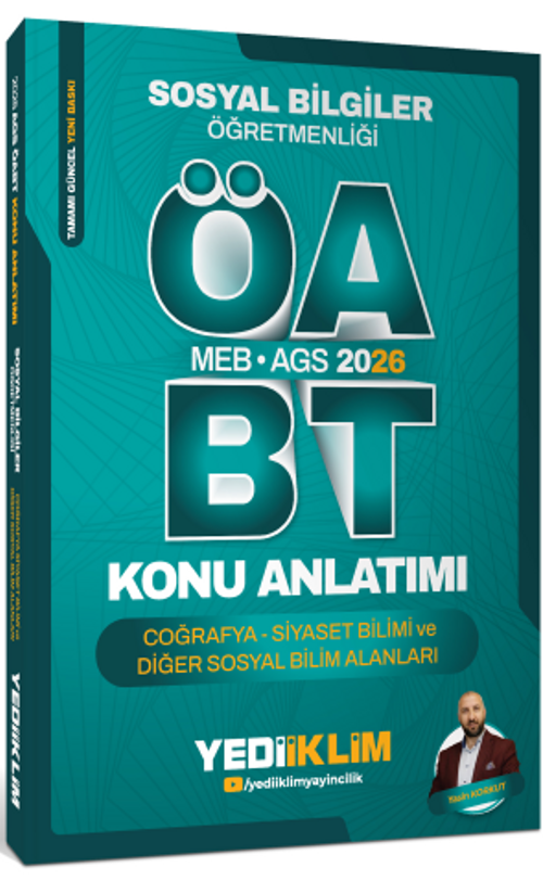 2026 MEB AGS ÖABT Sosyal Bilgiler Öğretmenliği Coğrafya Siyaset Bilimi ve Diğer Sosyal Bilim Alanları Konu Anlatımı