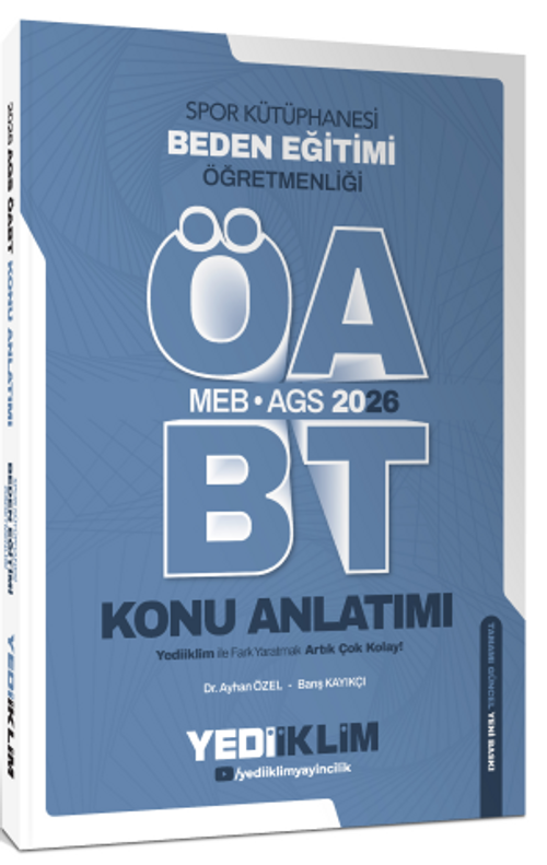 2026 MEB AGS ÖABT Beden Eğitimi Öğretmenliği Konu Anlatımı 