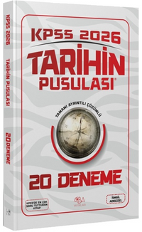 2026 KPSS Tarihin Pusulası 20 Deneme Çözümlü