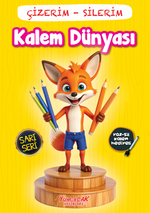 Çizerim Silerim – Kalem Dünyası / Okul Öncesi Aktivite Kitapları