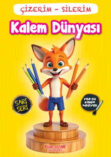 Çizerim Silerim – Kalem Dünyası / Okul Öncesi Aktivite Kitapları