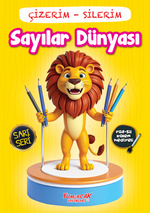 Çizerim Silerim - Sayılar Dünyası / Okul Öncesi Aktivite Kitapları