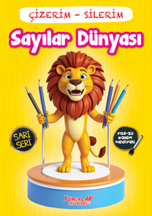 Çizerim Silerim - Sayılar Dünyası / Okul Öncesi Aktivite Kitapları
