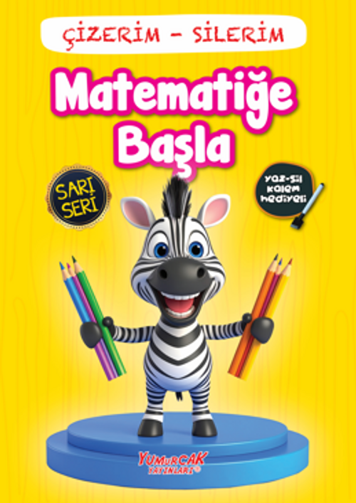 Çizerim Silerim – Matematiğe Başla / Okul Öncesi Aktivite Kitapları