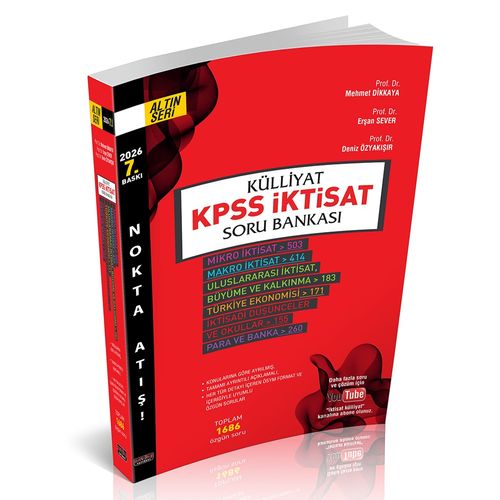 Külliyat KPSS İktisat Soru Bankası