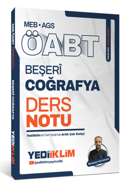 MEB AGS ÖABT Beşeri Coğrafya Ders Notu